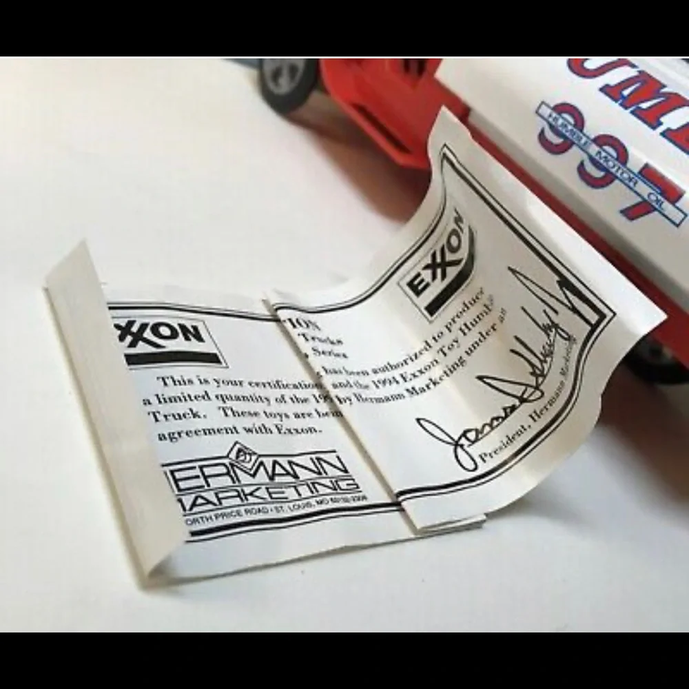 Exxon Humble 997 Toy Tanker Truck -  2nd in series - NEW in original box - Picture 6 of 7